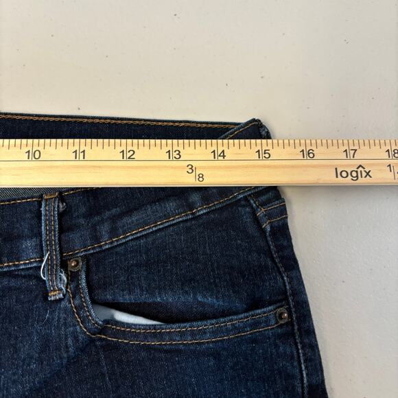 Old Navy Women's Size 10 Short Dark Wash Mid Rise Stretch Skinny Denim Jeans - Picture 5 of 10